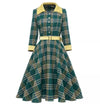 Robe Vintage 3/4 Rayée