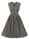 Robe Vintage 50 Gris