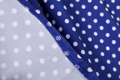 Robe Vintage 50s Bleue Pois