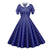 Robe Vintage 50s Bleue Pois