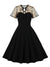 Robe Vintage 50s Grande Taille Noire