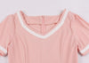 Robe Vintage 50s Grande Taille Rose