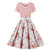 Robe Vintage 50s Grande Taille Rose