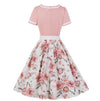 Robe Vintage 50s Grande Taille Rose