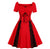 Robe Vintage 50s Grande Taille Rouge