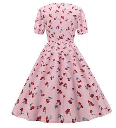 Robe Vintage 60s Cerises