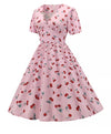 Robe Vintage 60s Cerises