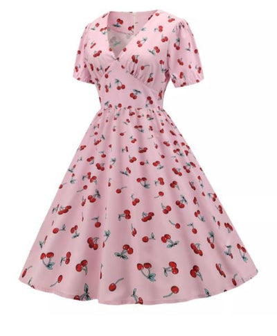 Robe Vintage 60s Cerises