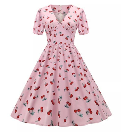 Robe Vintage 60s Cerises