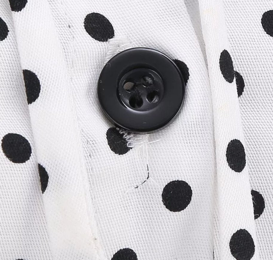 Robe Vintage 60s Noir et Blanc