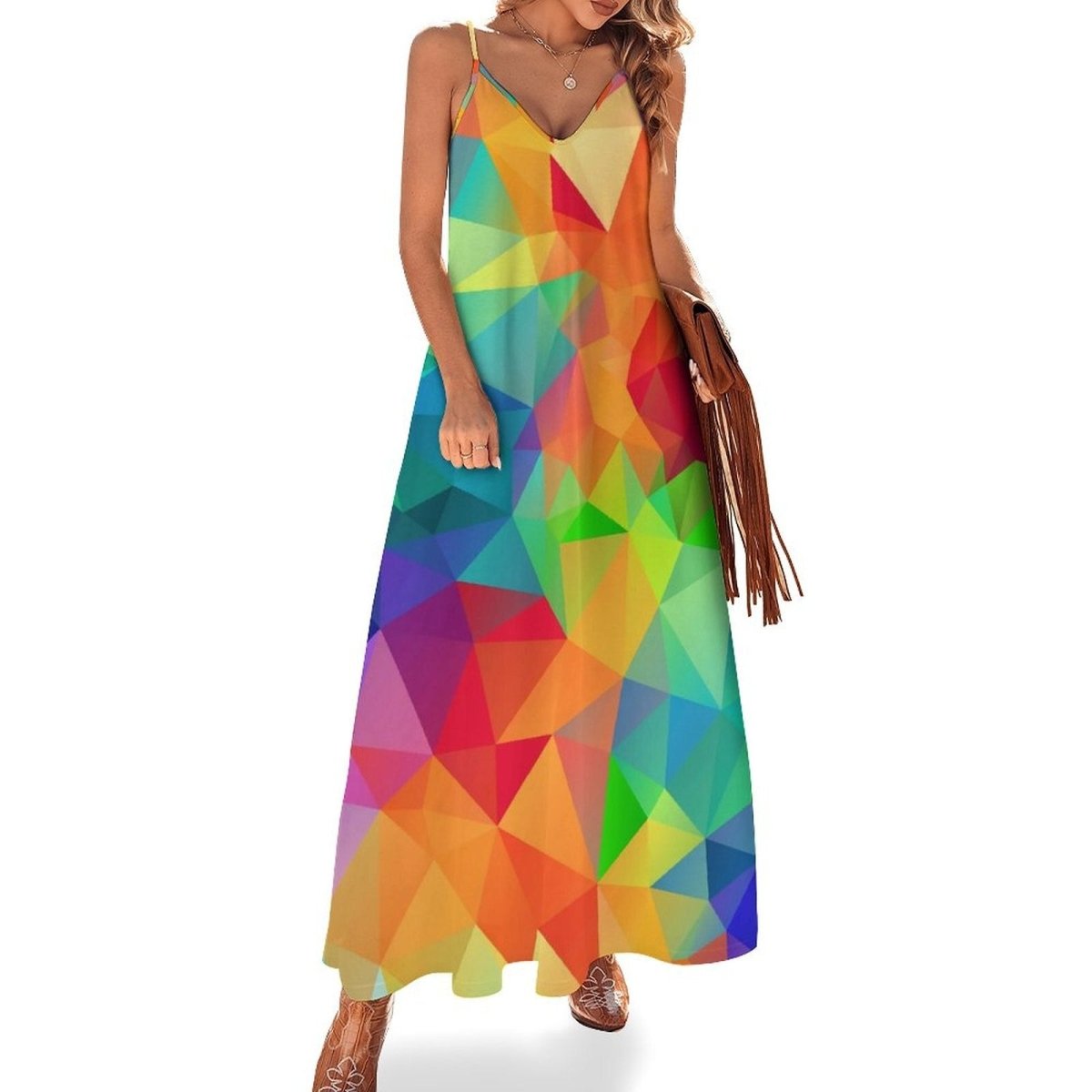 Robe Vintage 70s Colorée