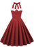 Robe Vintage à Pois Rouges