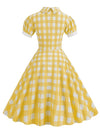 Robe Vintage Année 40 Jaune