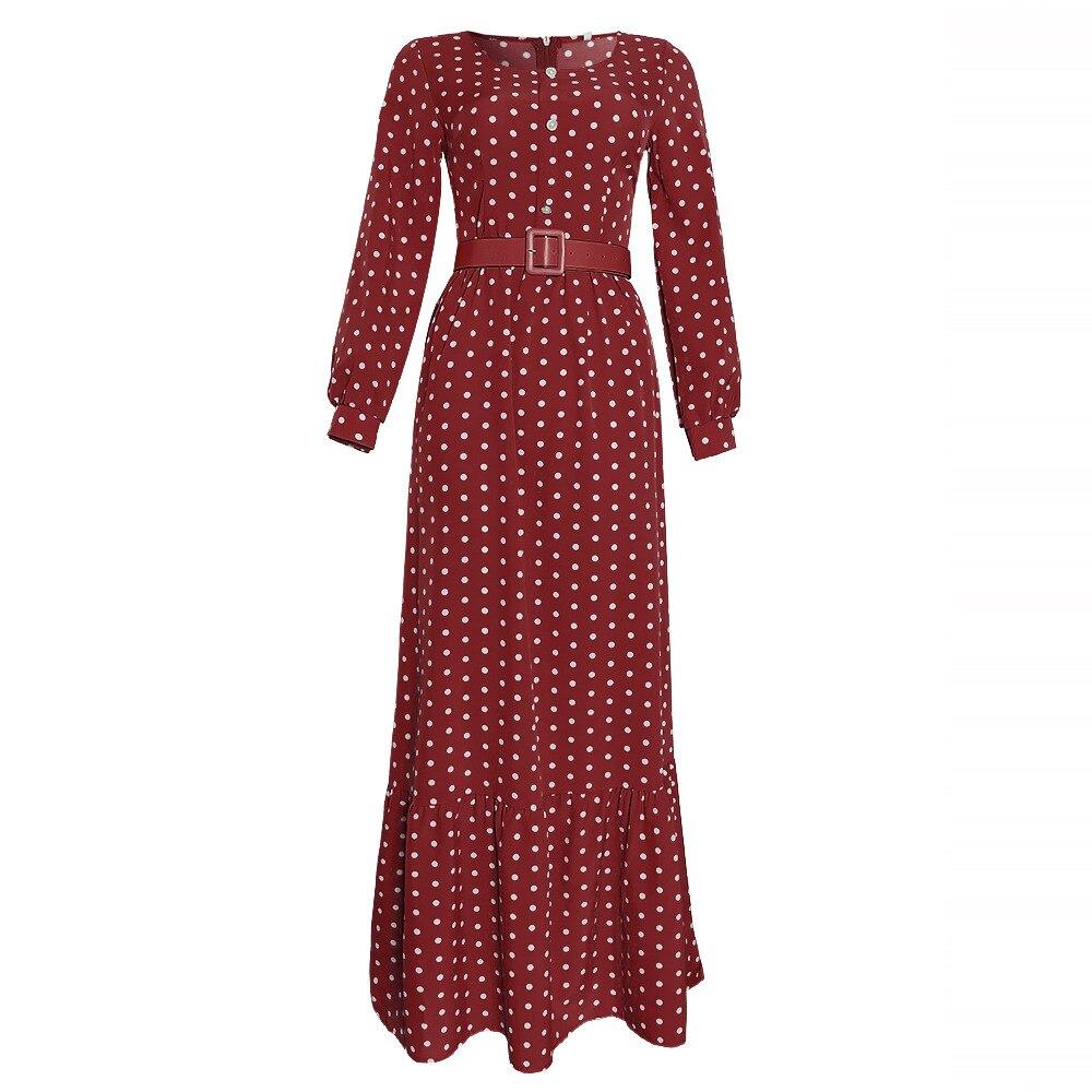 Robe Vintage Année 40 Rouge