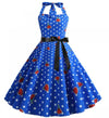 Robe Vintage Année 50 Epaule Dégagée
