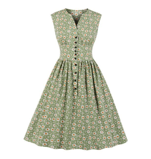 Robe Vintage Année 50 Grande Taille Fleurs