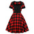 Robe Vintage Année 50 Grande Taille Rouge