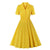 Robe Vintage Année 50 Jaune