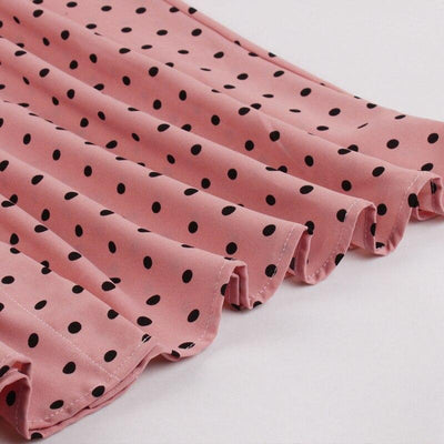 Robe Vintage Année 50 manches longues