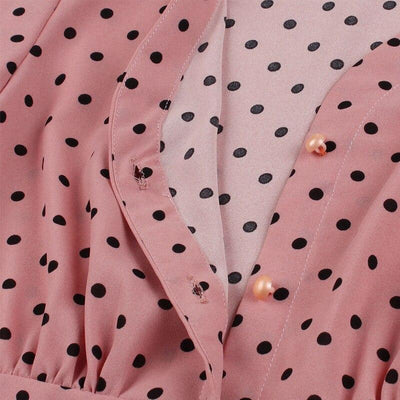Robe Vintage Année 50 manches longues