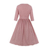 Robe Vintage Année 50 manches longues