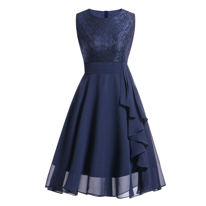 Robe Vintage Année 50 Soir Marine