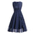 Robe Vintage Année 50 Soir Marine