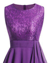 Robe Vintage Année 50 Soir Violet