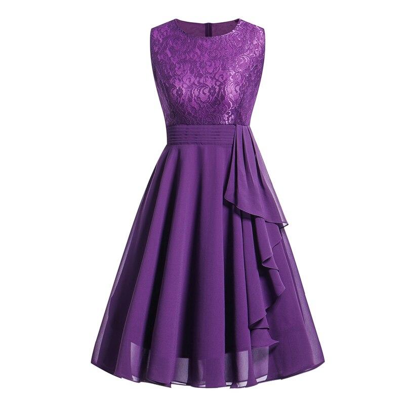 Robe Vintage Année 50 Soir Violet