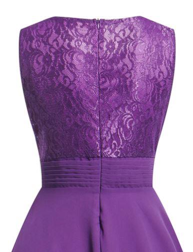 Robe Vintage Année 50 Soir Violet