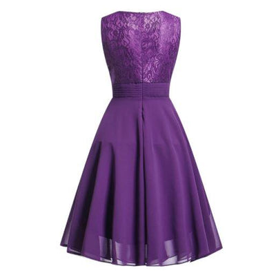 Robe Vintage Année 50 Soir Violet
