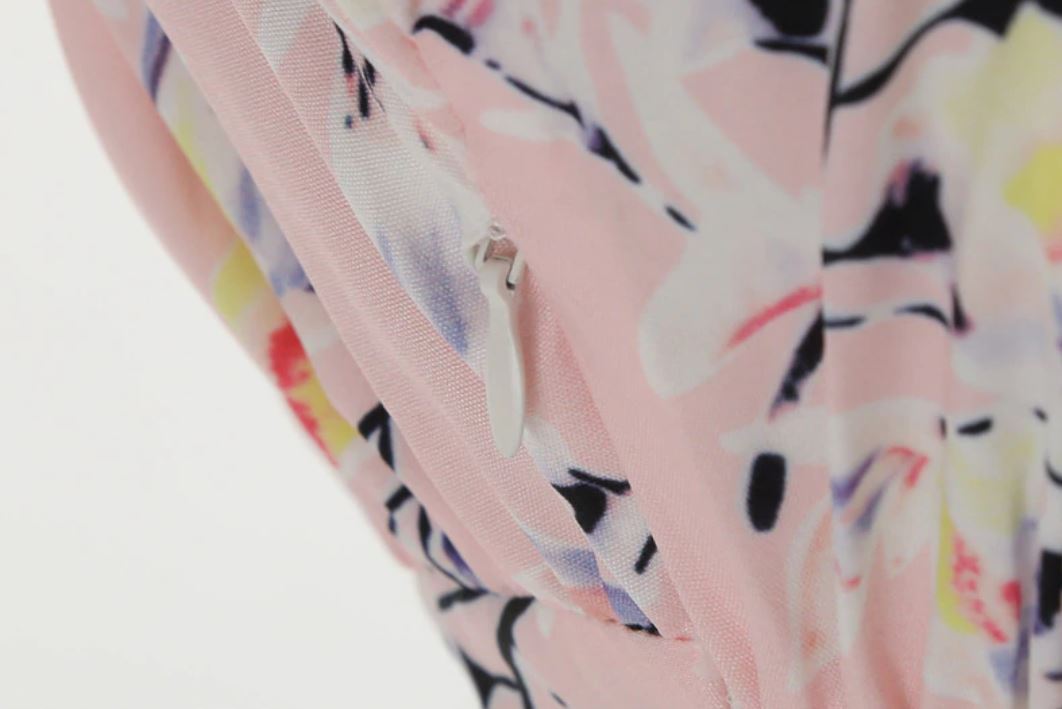 Robe Vintage Année 60 fleur rose