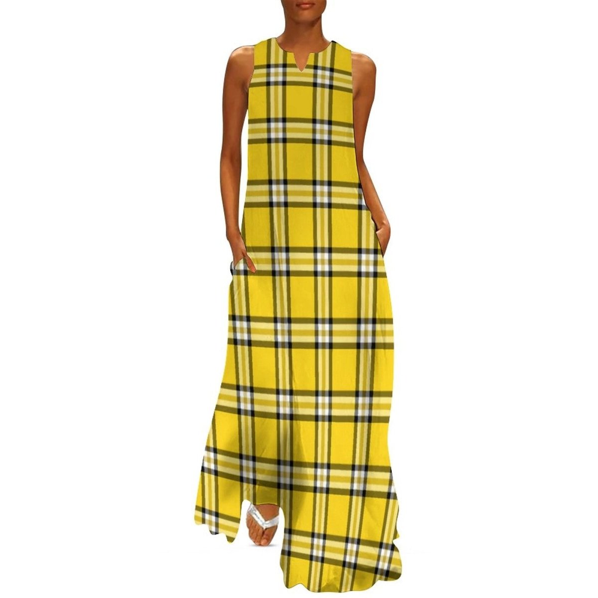 Robe Vintage Année 70 Jaune