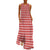 Robe Vintage Année 70 Rouge et Blanche