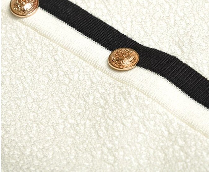 Robe Vintage Années 40 Art Blanc