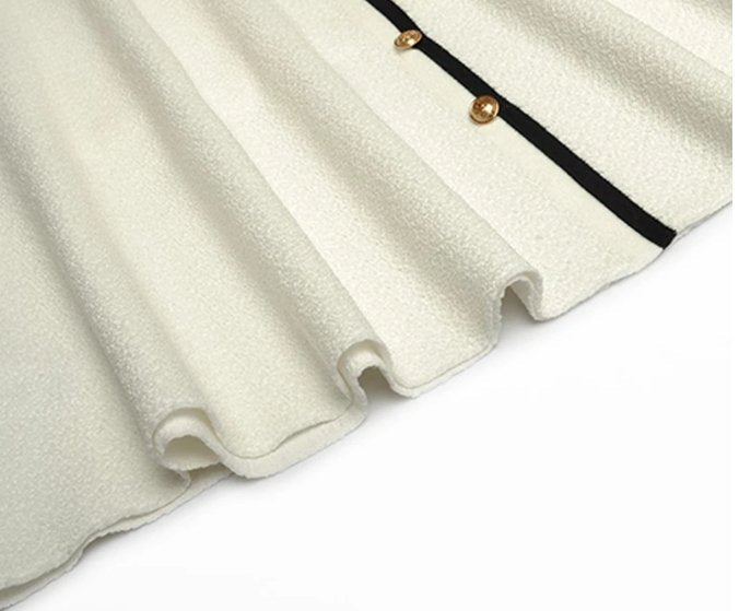 Robe Vintage Années 40 Art Blanc