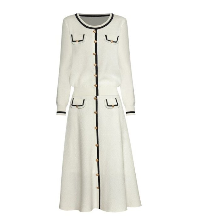 Robe Vintage Années 40 Art Blanc