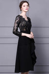 Robe Vintage Années 40 Créateur Noir