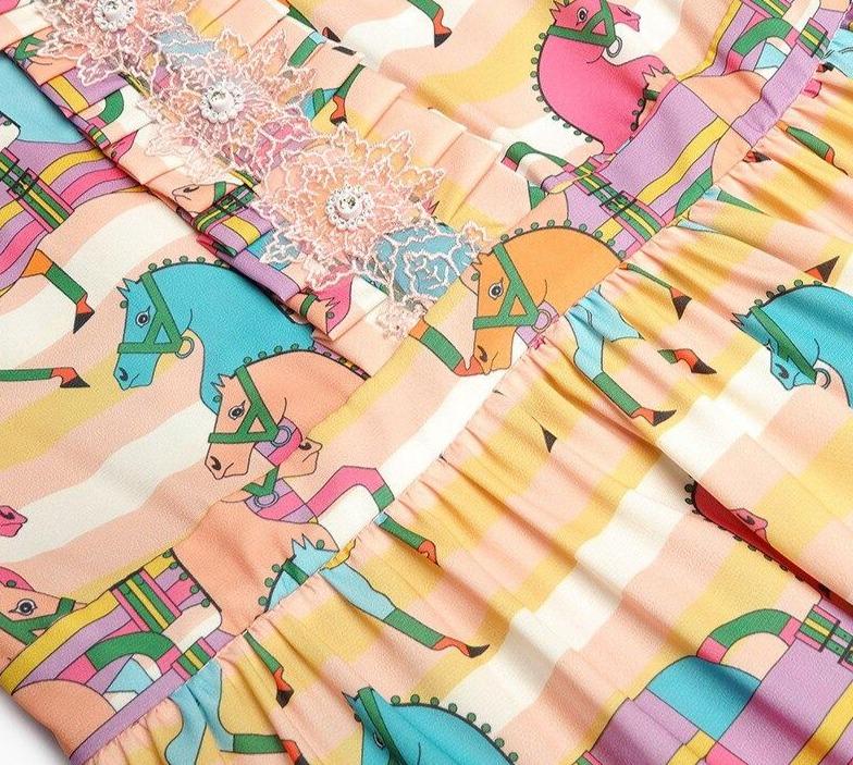 Robe Vintage Années 40 Dessin