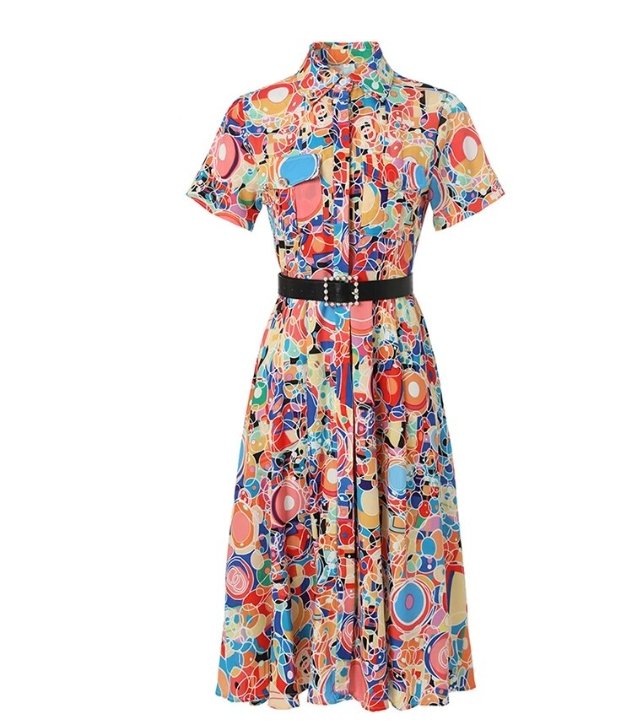 Robe Vintage Années 40 été