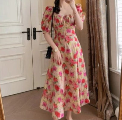 Robe Vintage Années 40 Fleurie