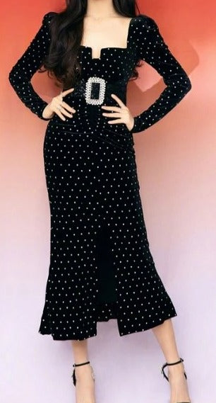 Robe Vintage Années 40 Glamour