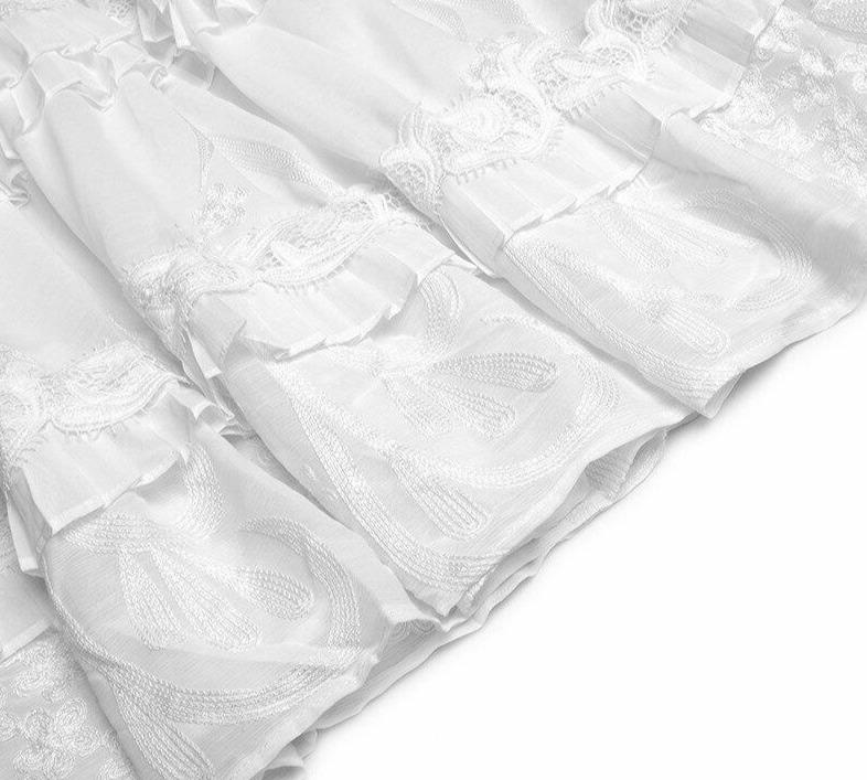 Robe Vintage Années 40 Lanterne Blanche