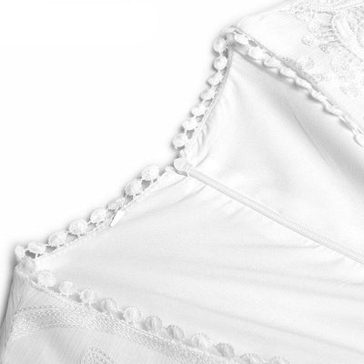 Robe Vintage Années 40 Lanterne Blanche