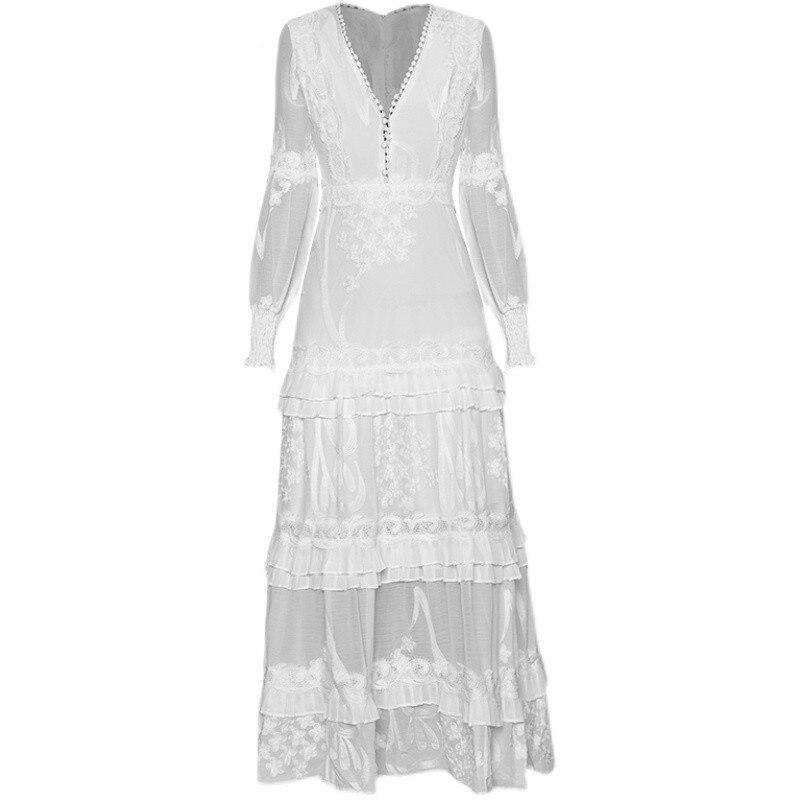 Robe Vintage Années 40 Lanterne Blanche