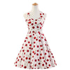 Robe Vintage Années 50 Cerises