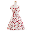 Robe Vintage Années 50 Cerises
