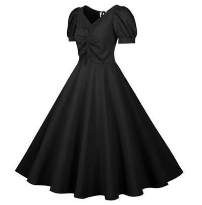 Robe Vintage Années 50 Noire