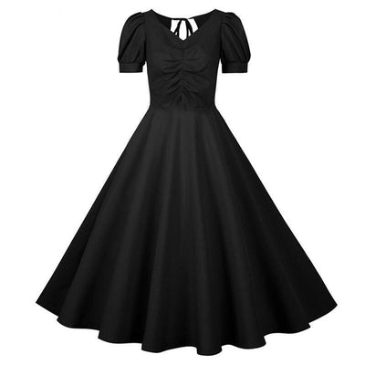 Robe Vintage Années 50 Noire