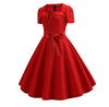 Robe Vintage Années 50 Rouge